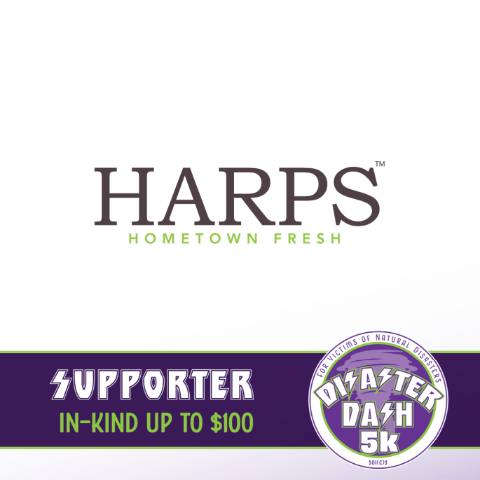 Harps | Supporting Sponsor of the 2024 Disaster Dash 5k