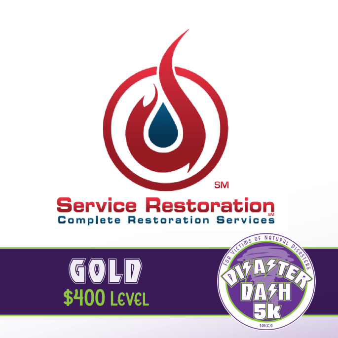 Service Restoration | Gold Sponsor of the 2024 Disaster Dash 5k